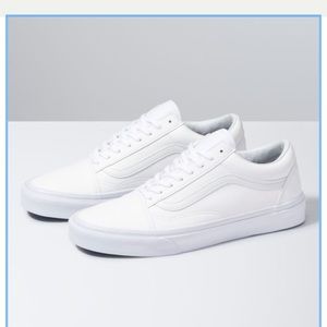 Leather classic old skool vans